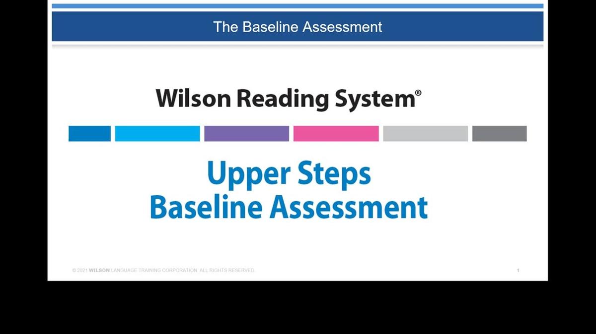 Upper Steps Baseline Assessment
