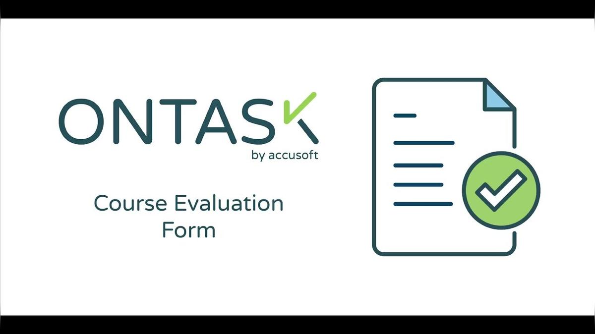 Course Evaluation Form Template