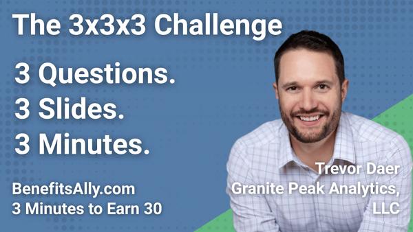 Granite Peak Analytics, LLC - 3x3x3 Challenge with Trevor Daer