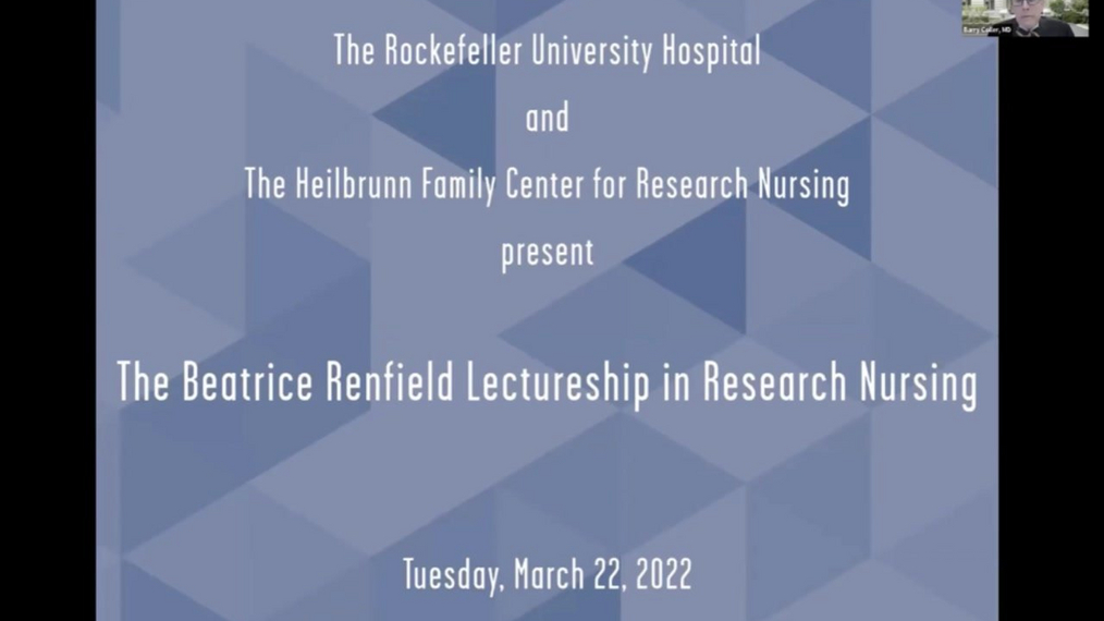2022 The Beatrice Renfield Lectureship in Research Nursing: Health Equity Among Older Adults: Leveraging Strengths