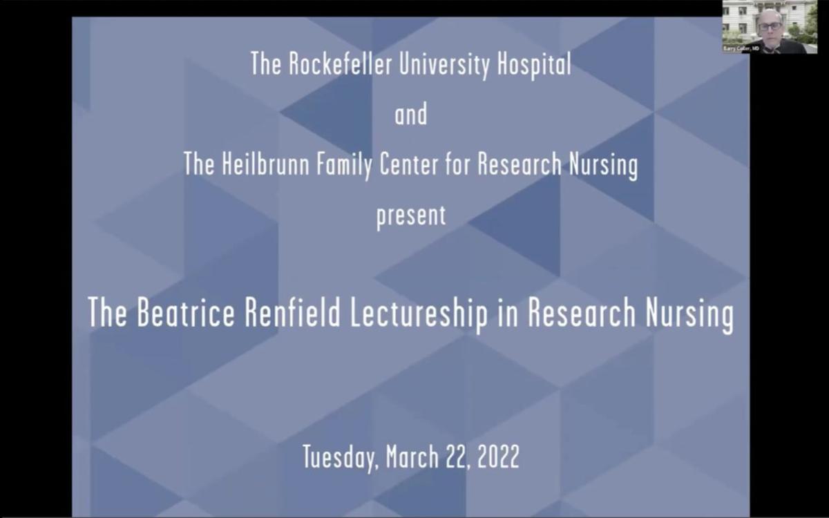2022 The Beatrice Renfield Lectureship in Research Nursing: Health Equity Among Older Adults: Leveraging Strengths