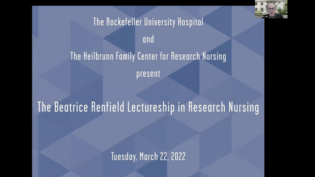 delete2022 The Beatrice Renfield Lectureship in Research Nursing: Health Equity Among Older Adults: Leveraging Strengths
