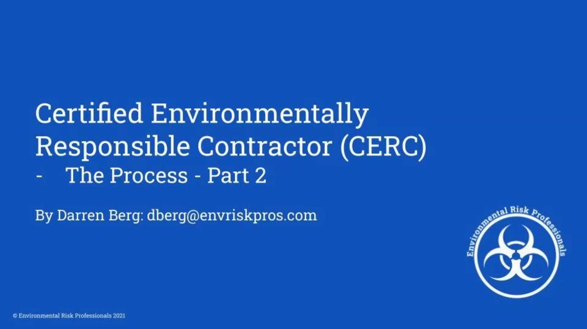 CERC Process - Part 2