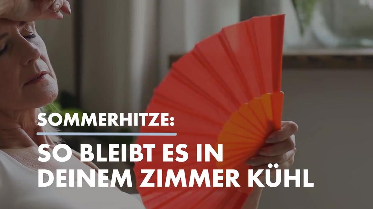 Sommerhitze: So bleibt es in deinem Zimmer kühl