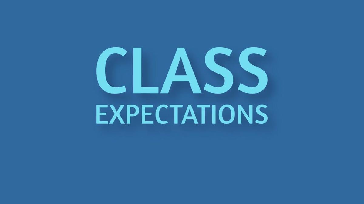 SM2 Class Expectations