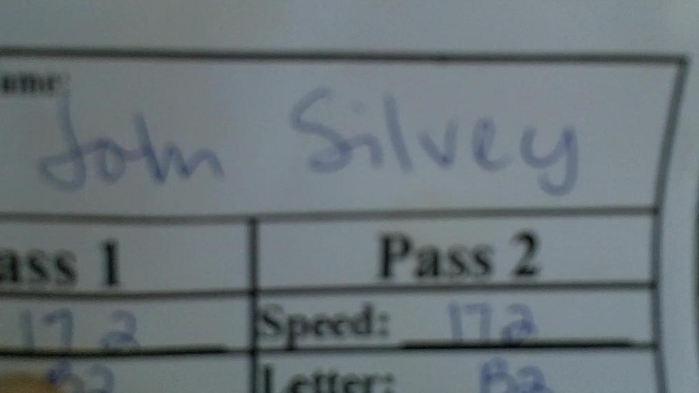 John Silvey M8 Round 1 Pass 2