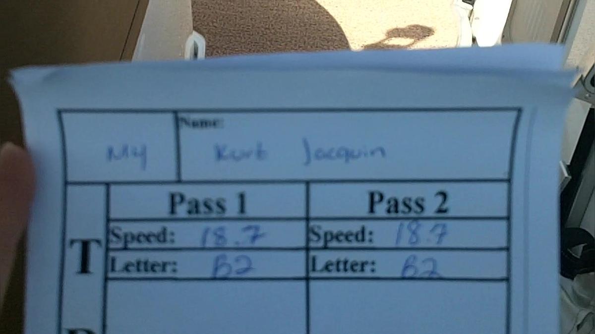 Kurt Jacquin M4 Round 1 Pass 2