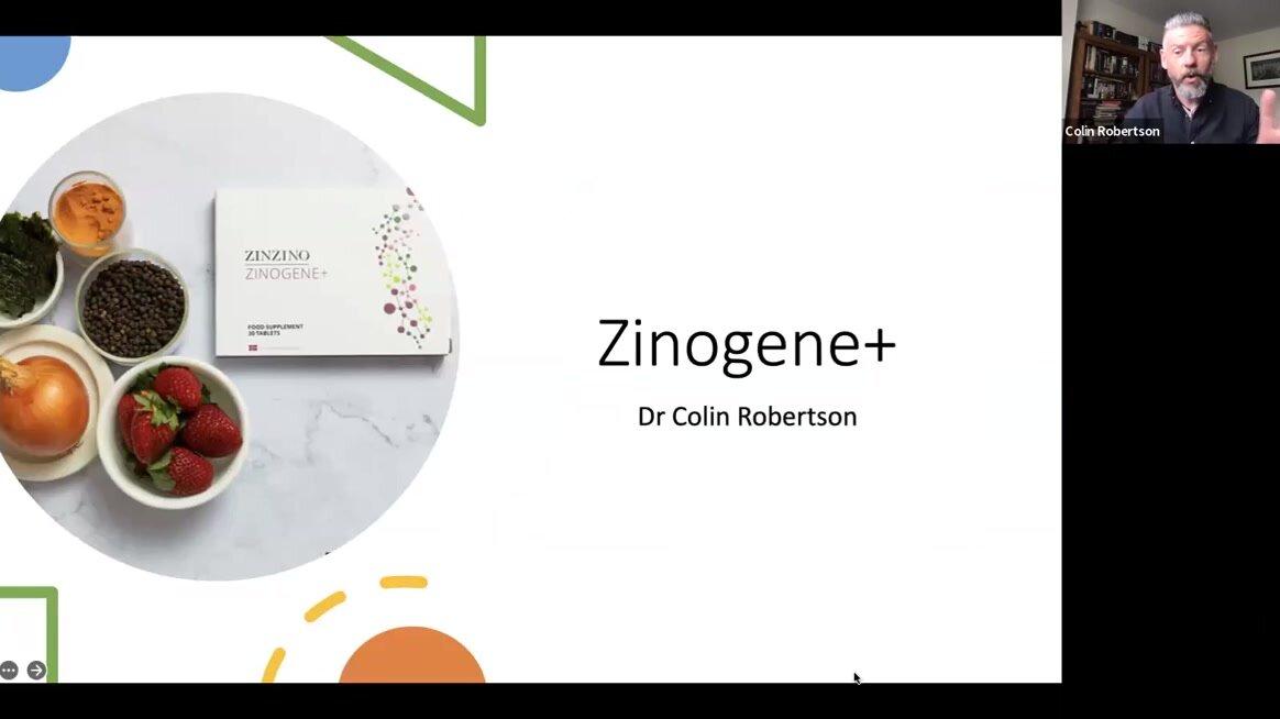 ZinoGene+ presentation with Dr. Colin Robertson
