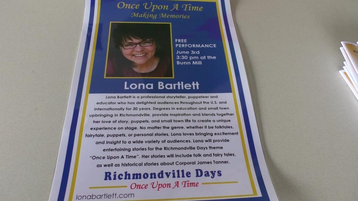 Lona Bartlett Story Teller R&#39;ville Days 6-3-23