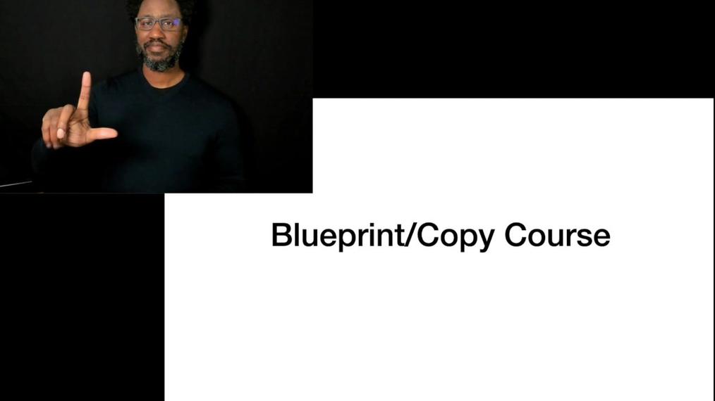 Blueprint and Copy course