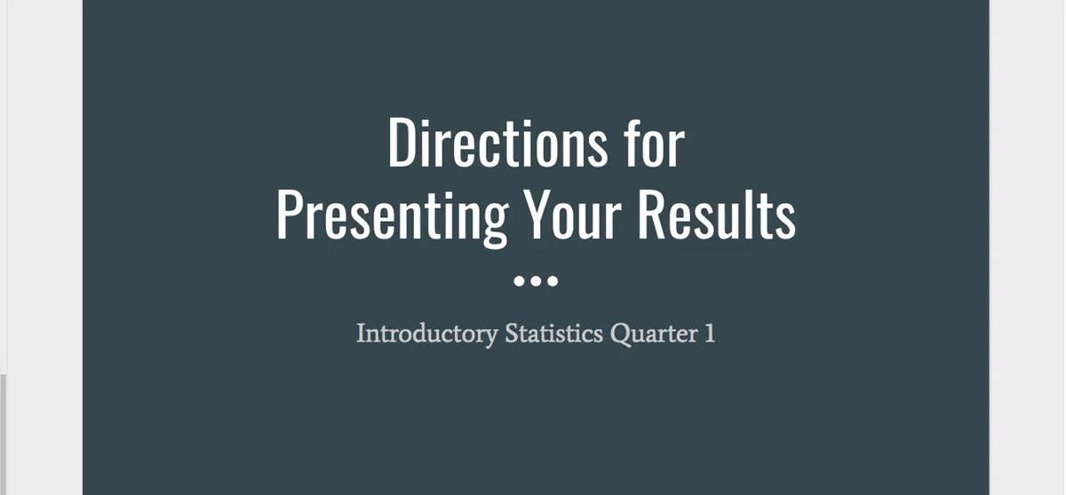 NEW Step 5 - Presenting Your Results.mp4