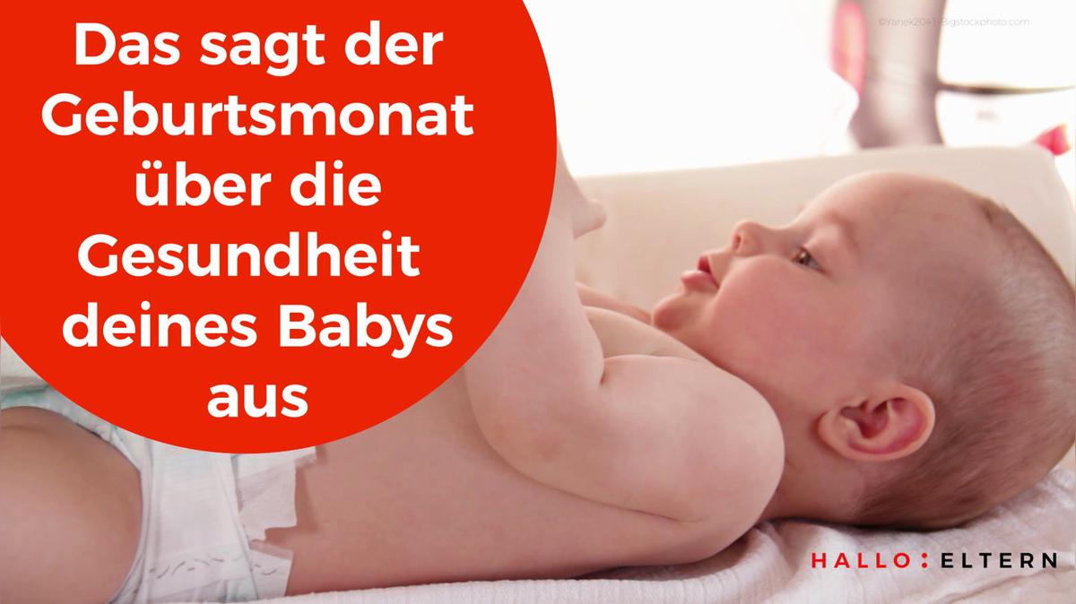 Das sagt der Geburtsmonat über die Gesundheit deines Babys aus