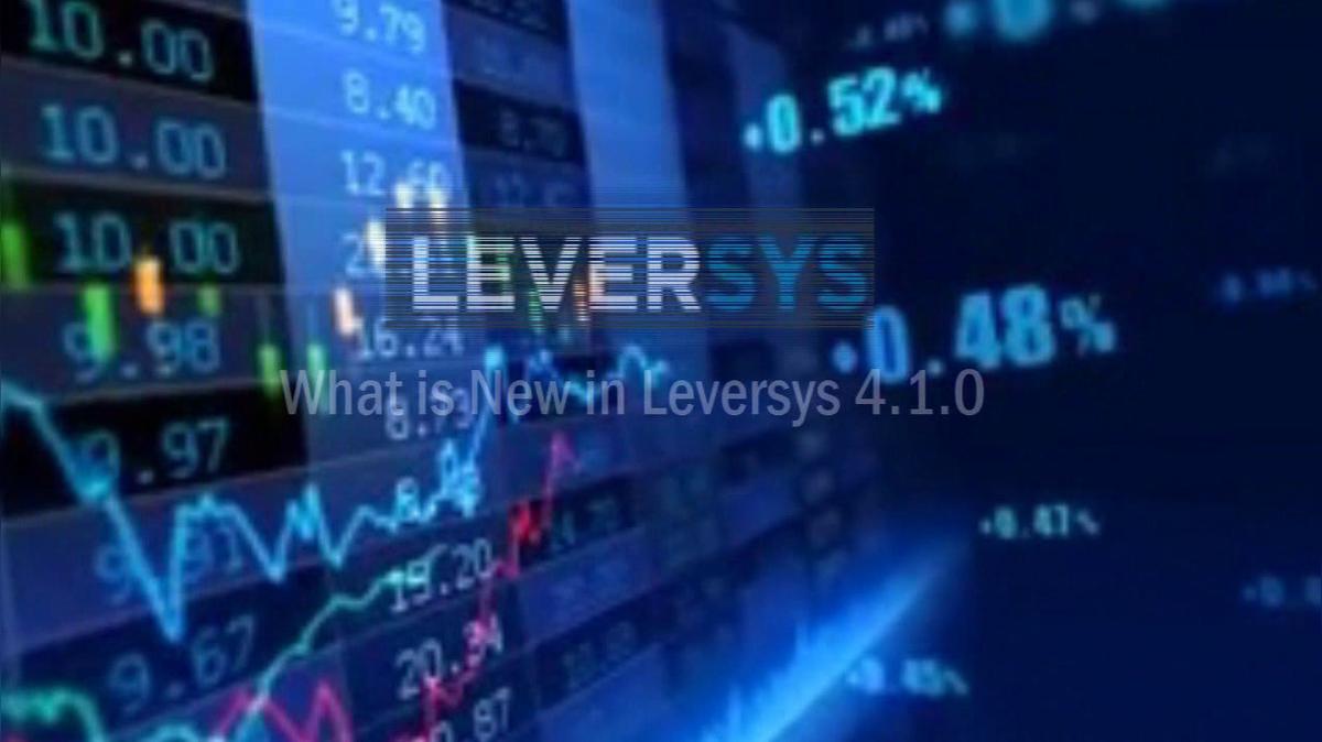 What is New in Leversys 4.1.0