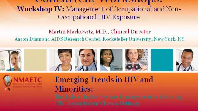 Workshop IV: Management of Occupational and Nonoccupational HIV Exposure