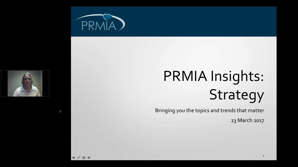 PRMIA Insights- Strategy