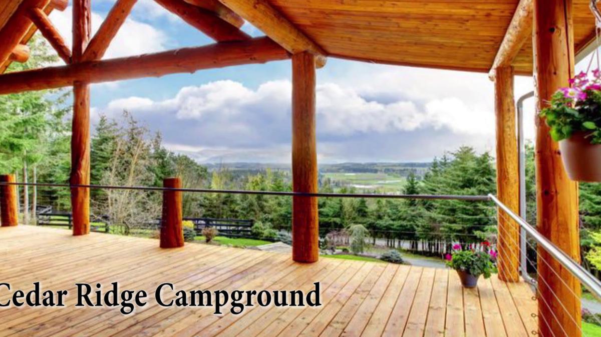 Cabins in Lebanon MO, Cedar Ridge Campground