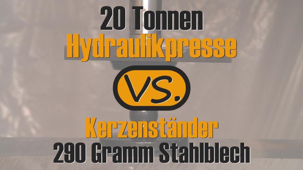 Hydraulikpresse vs. Kerzenständer