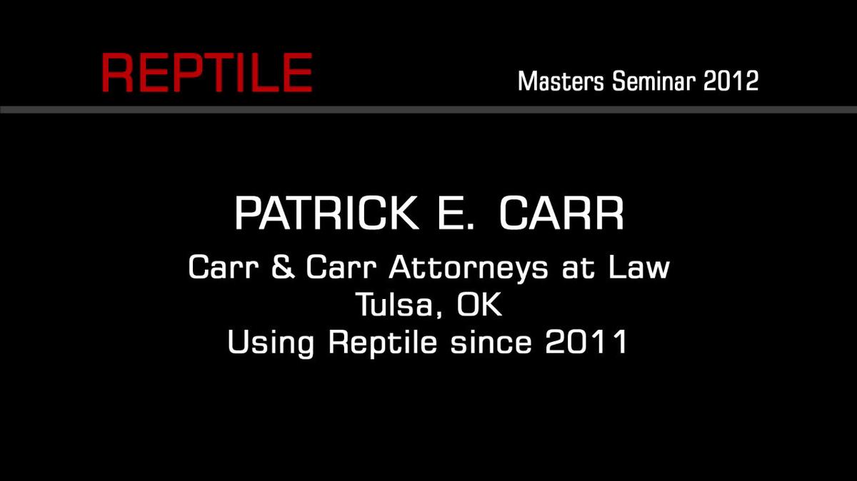 2012 Masters Seminar 08 Patrick E Carr.mp4