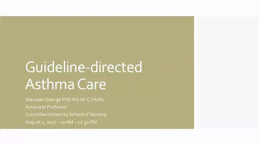 Guideline-directed Asthma Care