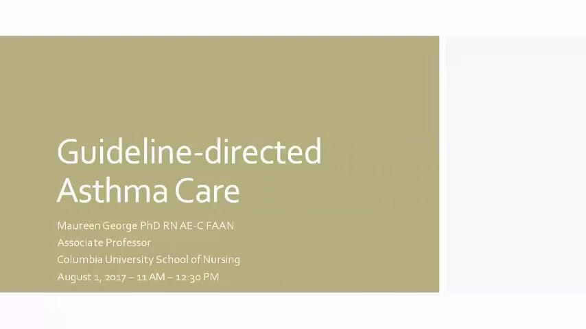 Guideline-directed Asthma Care