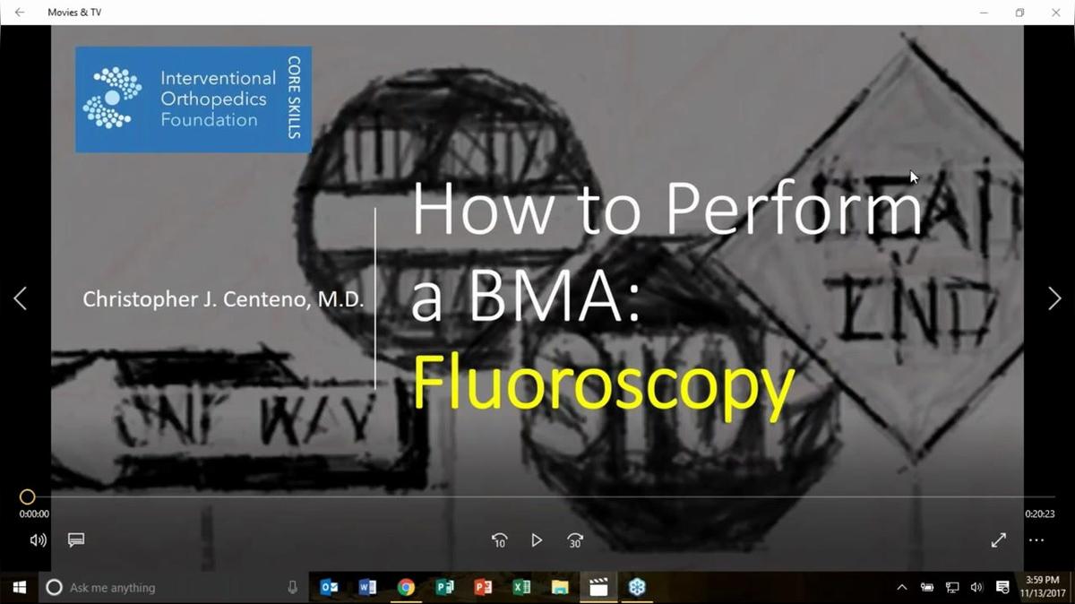 WEBINAR SERIES Part 3 - How to Perform a Bone Marrow under Fluoroscopy.mp4