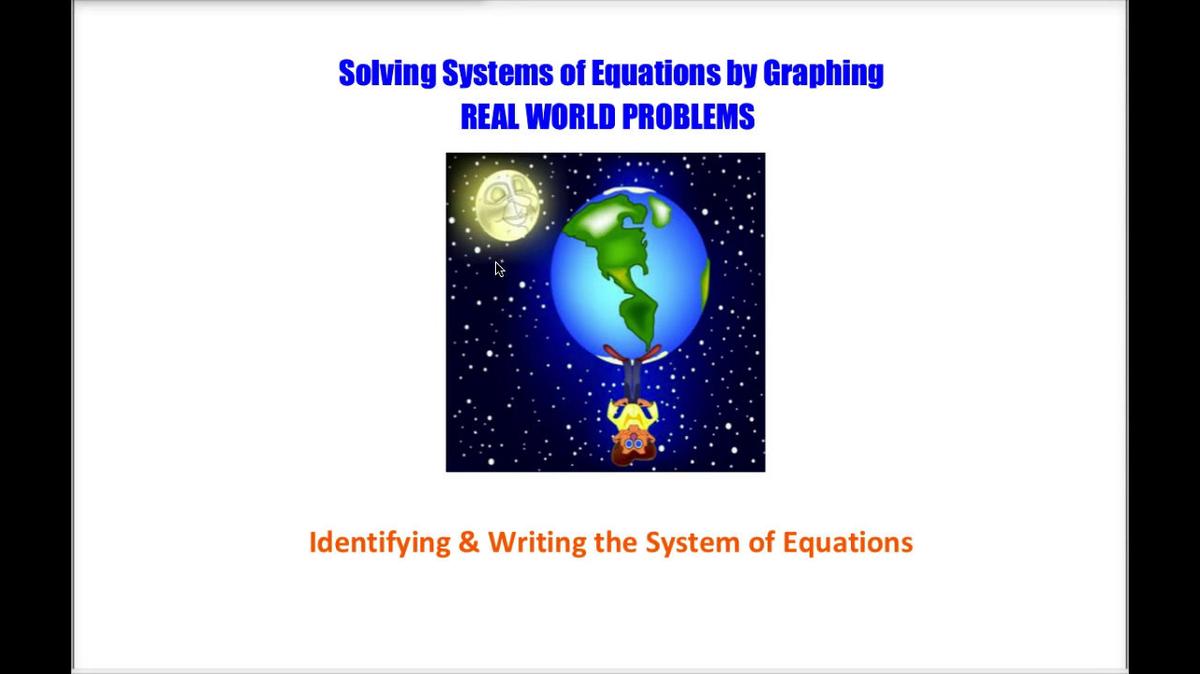 Math 8 Q2 NEW - Identify &amp; Write the System of Equations.mp4