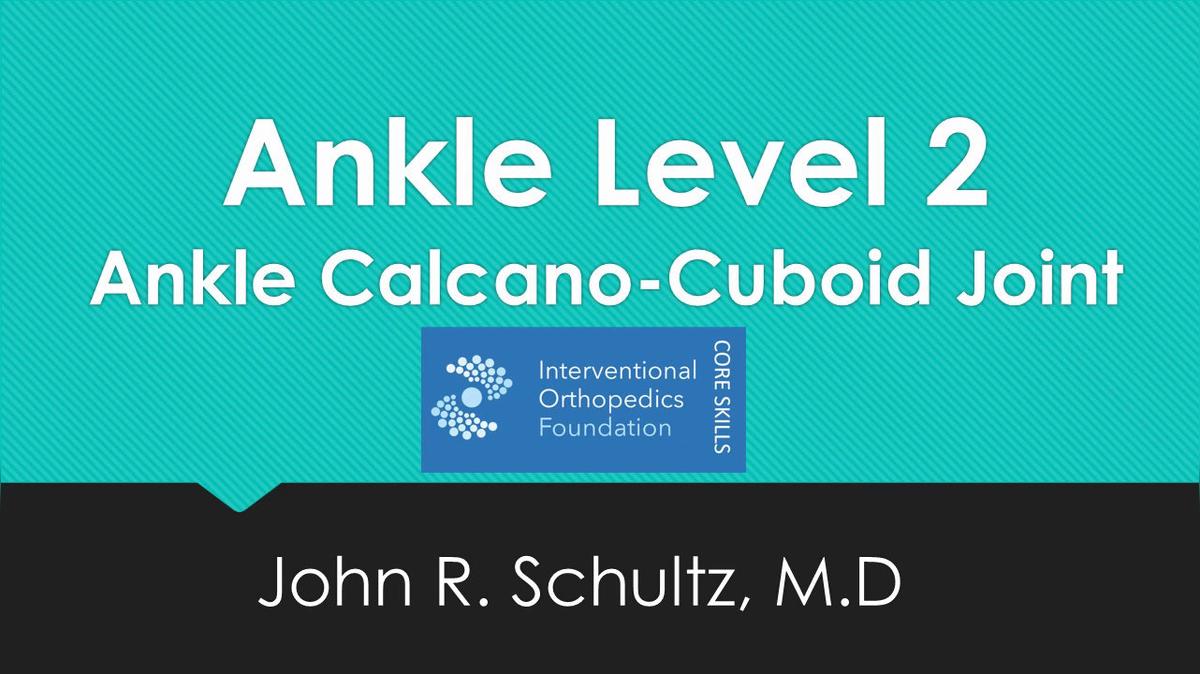 2018.AF.2.Basic.Calcano-Cuboid Joint under US and Fluoro.mp4
