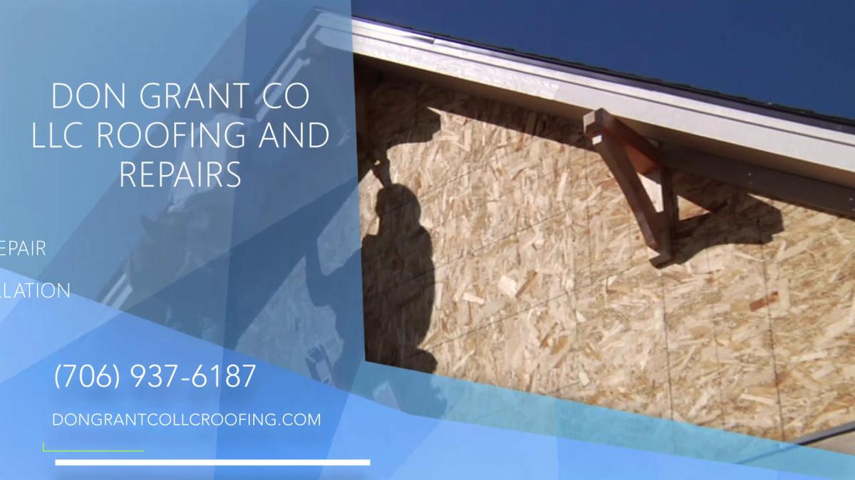Roofers in Ringgold GA, Don Grant Co LLC Roofing and Repairs