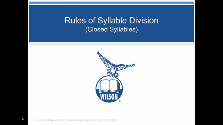 Syllable Division