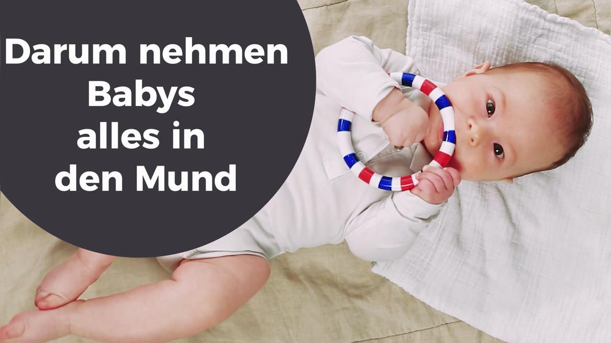 Darum nehmen Babys alles in den Mund