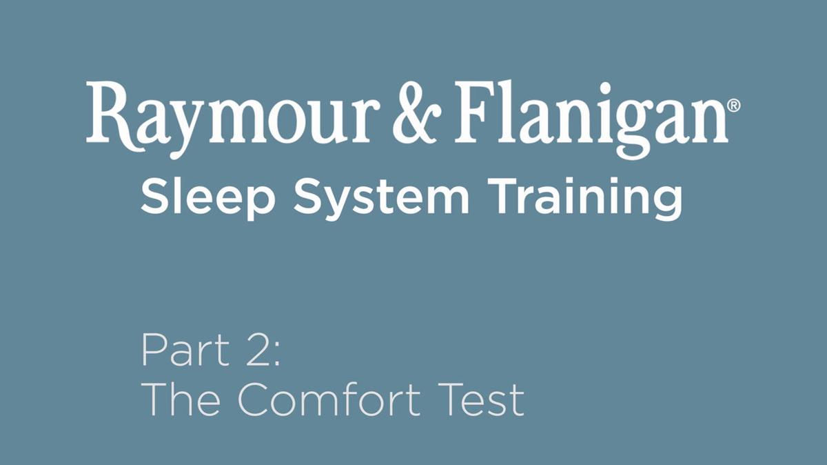 Part 2: The Comfort Test