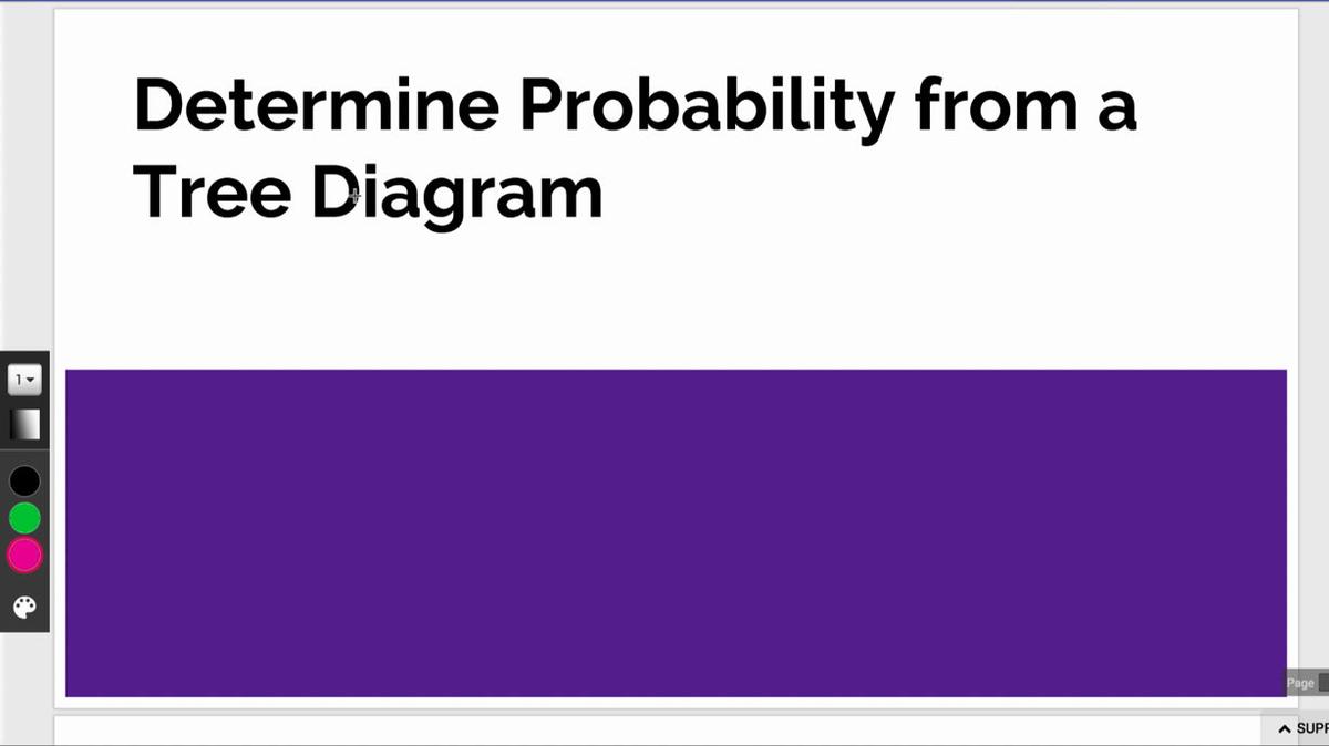 Probability from a Tree Diagram.mp4