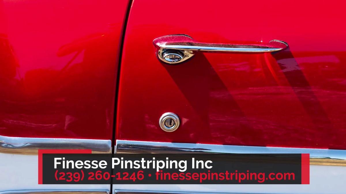 Pinstriping in Naples FL, Finesse Pinstriping Inc