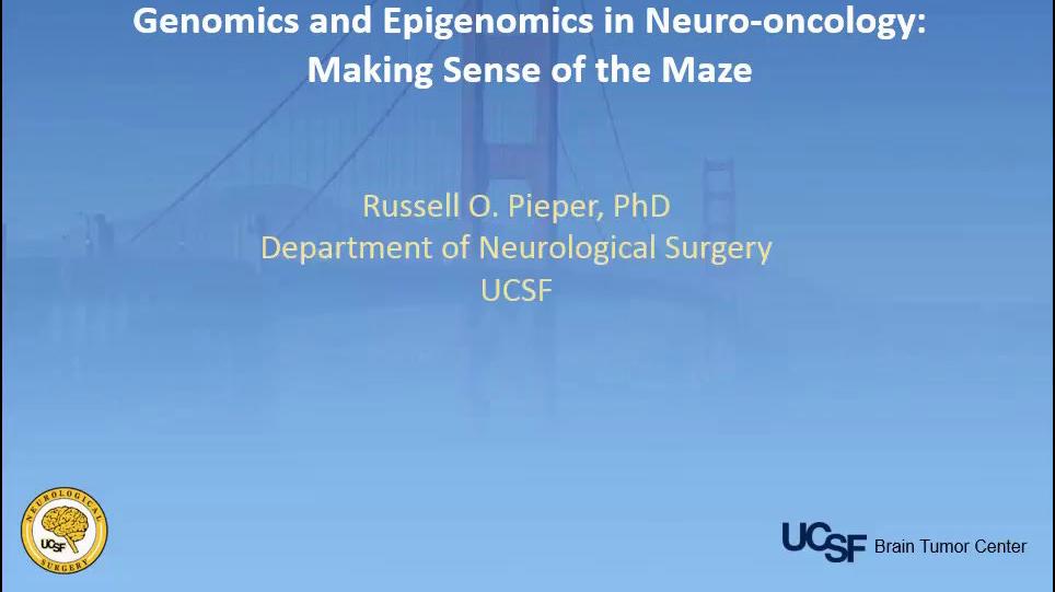 Genomics and Epigenomics in Neuro-Oncology: Making Sense of the Maze