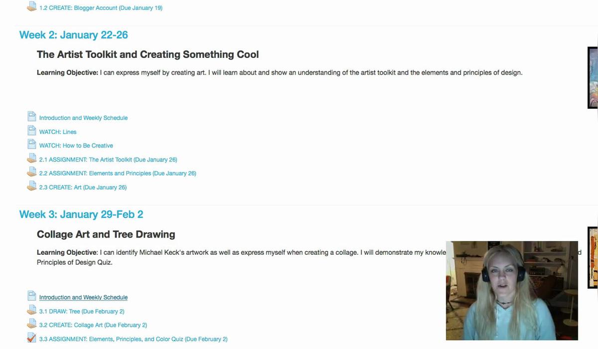 Blog posts and turning in the URL.mp4