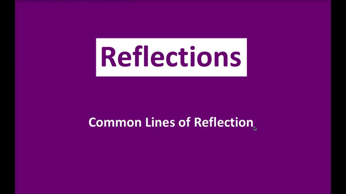 Math 8 Q3 NEW - Common Lines of Reflection.mp4