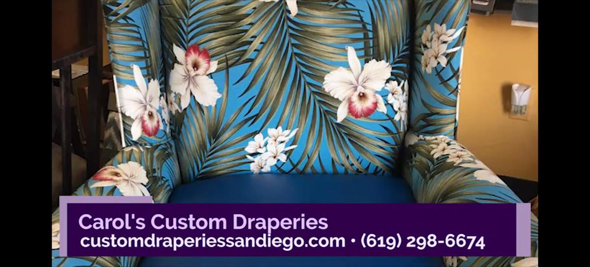 Custom Window Treatments in San Diego CA, Carol's Custom Draperies