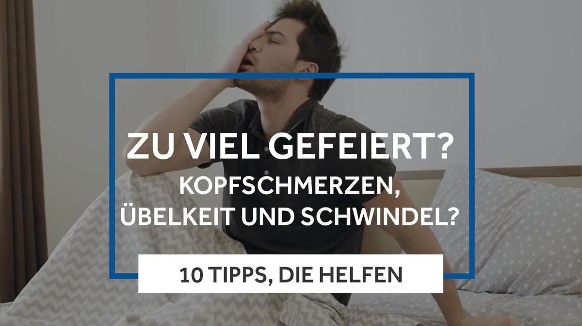 Hangover? 10 Tipps gegen Kater