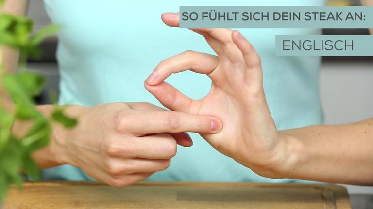 Kitchen-Hack: Der Steakfingertrick