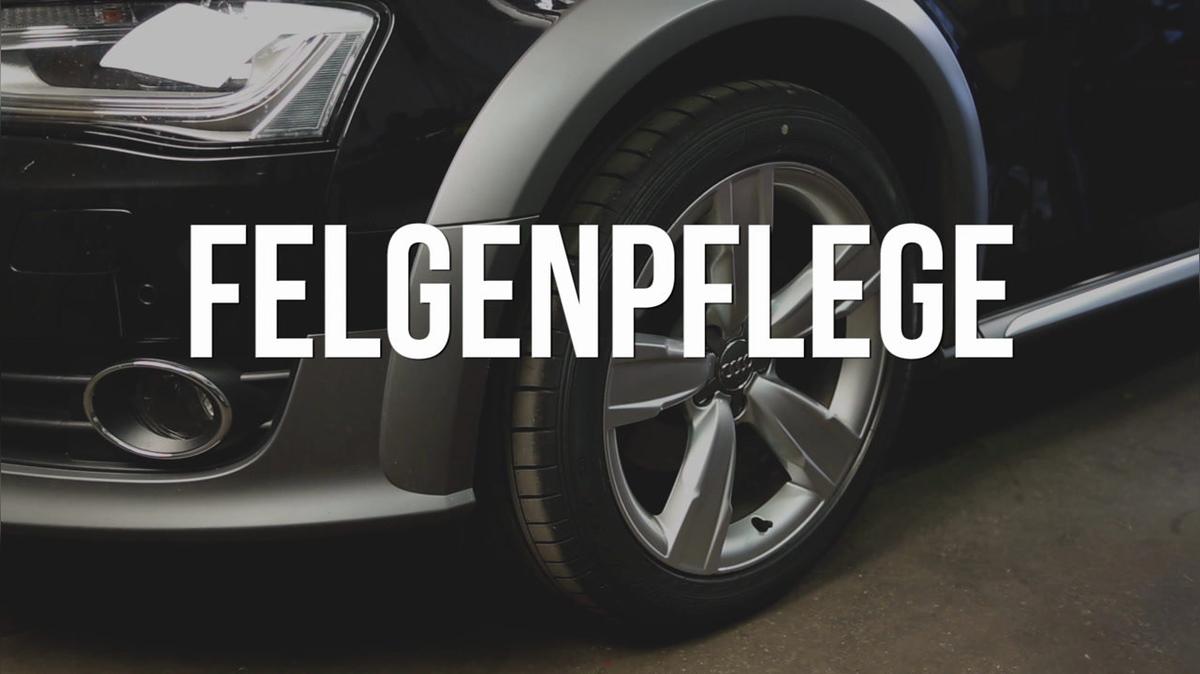 Felgenpflege