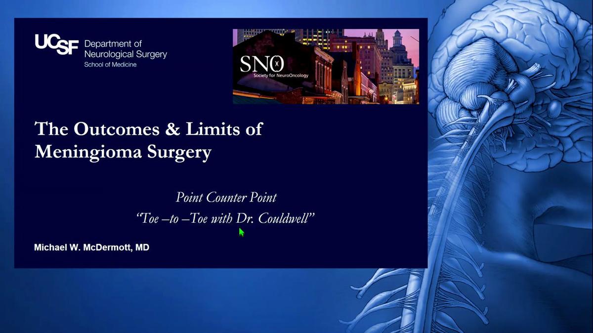 Outcomes and limits of surgery, Michael McDermott