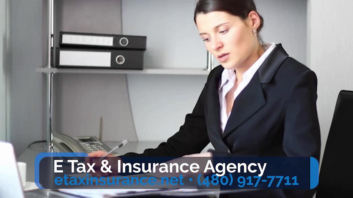 Cpa in Chandler AZ, E Tax & Insurance Agency