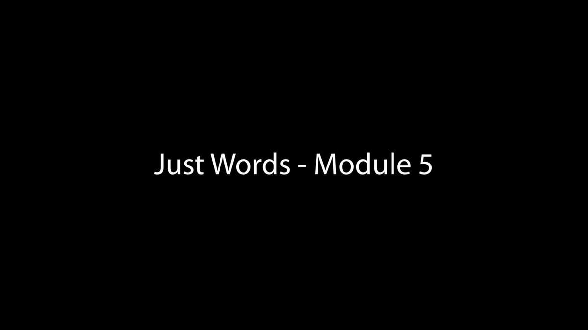 Just Words Units 11-14