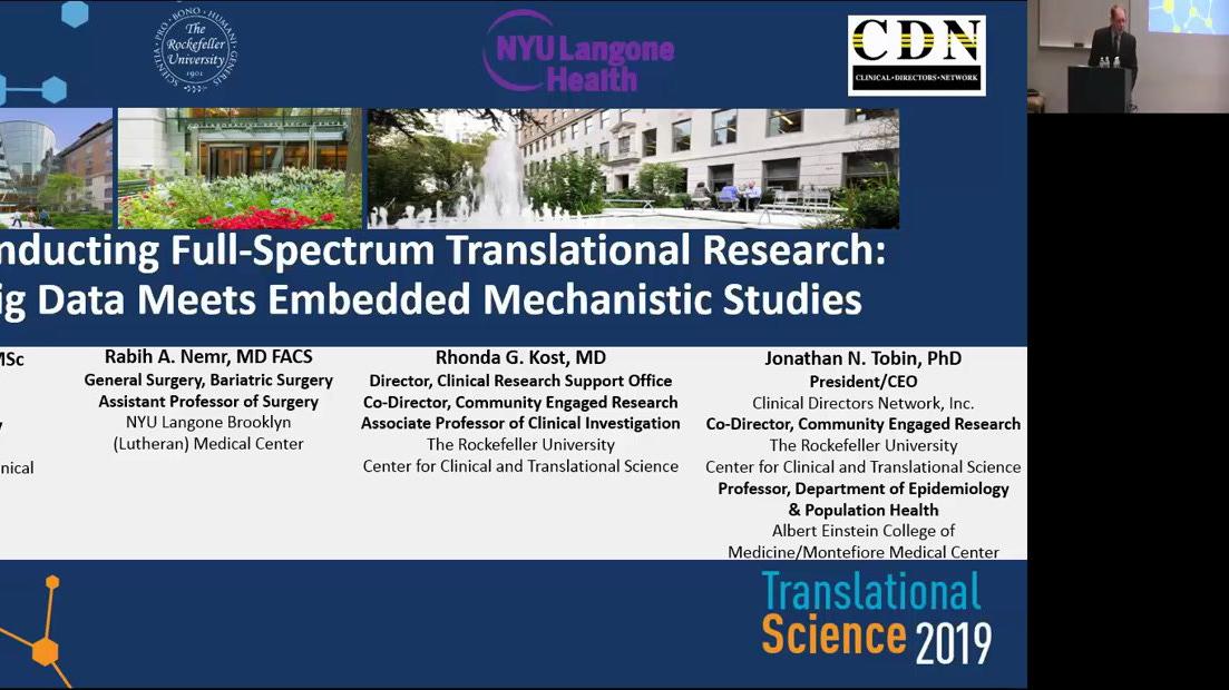 Conducting Full-Spectrum Translational Research: Big Data Meets Embedded Mechanistic Studies "The Case of the Bariatric Metabolic Outcomes Project"