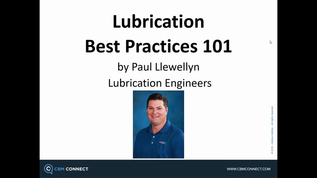 Lubrication Best Practices 101 by Paul Llewellyn .mp4