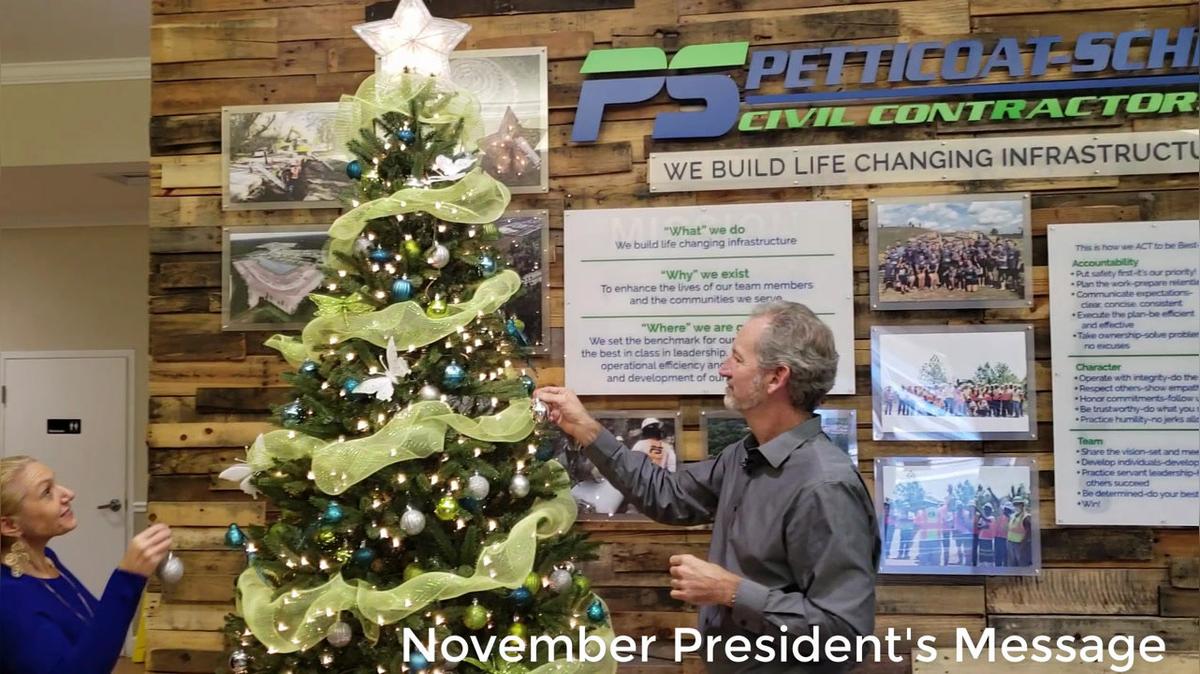 Presidents Message November 2018