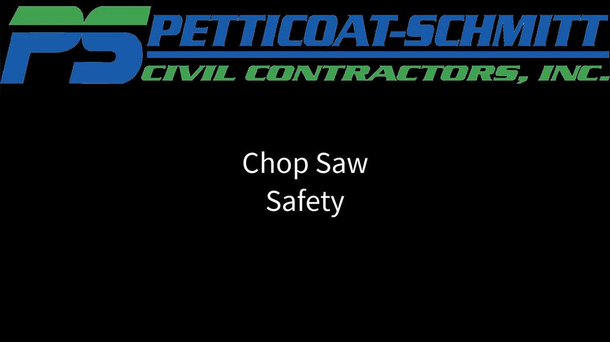 Chop Saw Safety