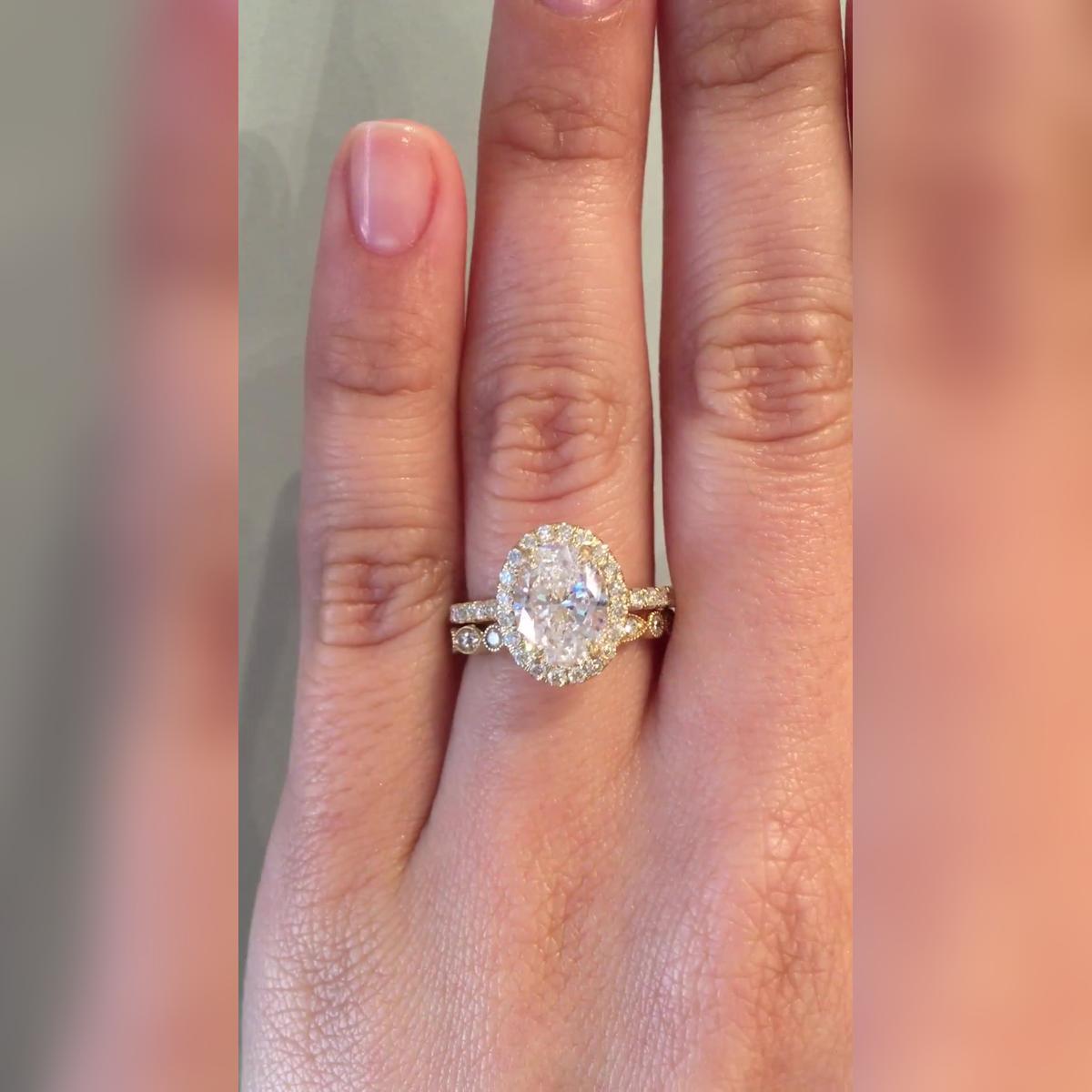 Janie Oval Wedding Band Pairings