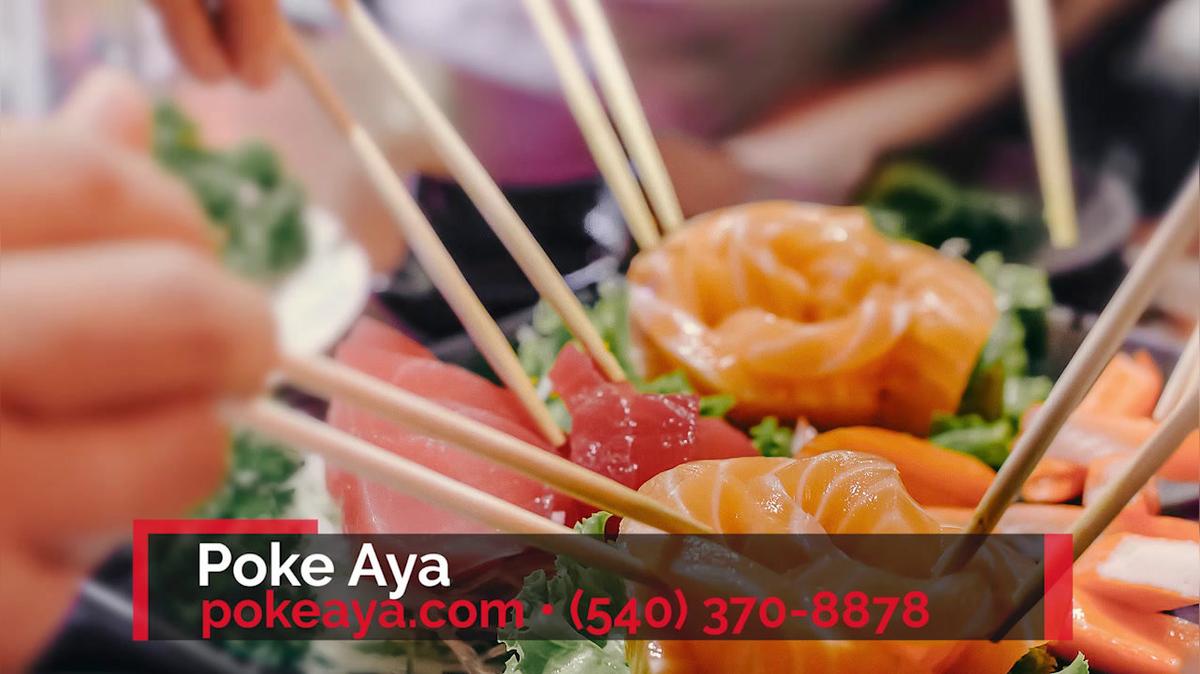 Restaurant in Fredericksburg VA, Poke Aya