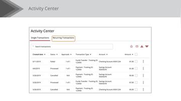 Approve or Cancel Payments